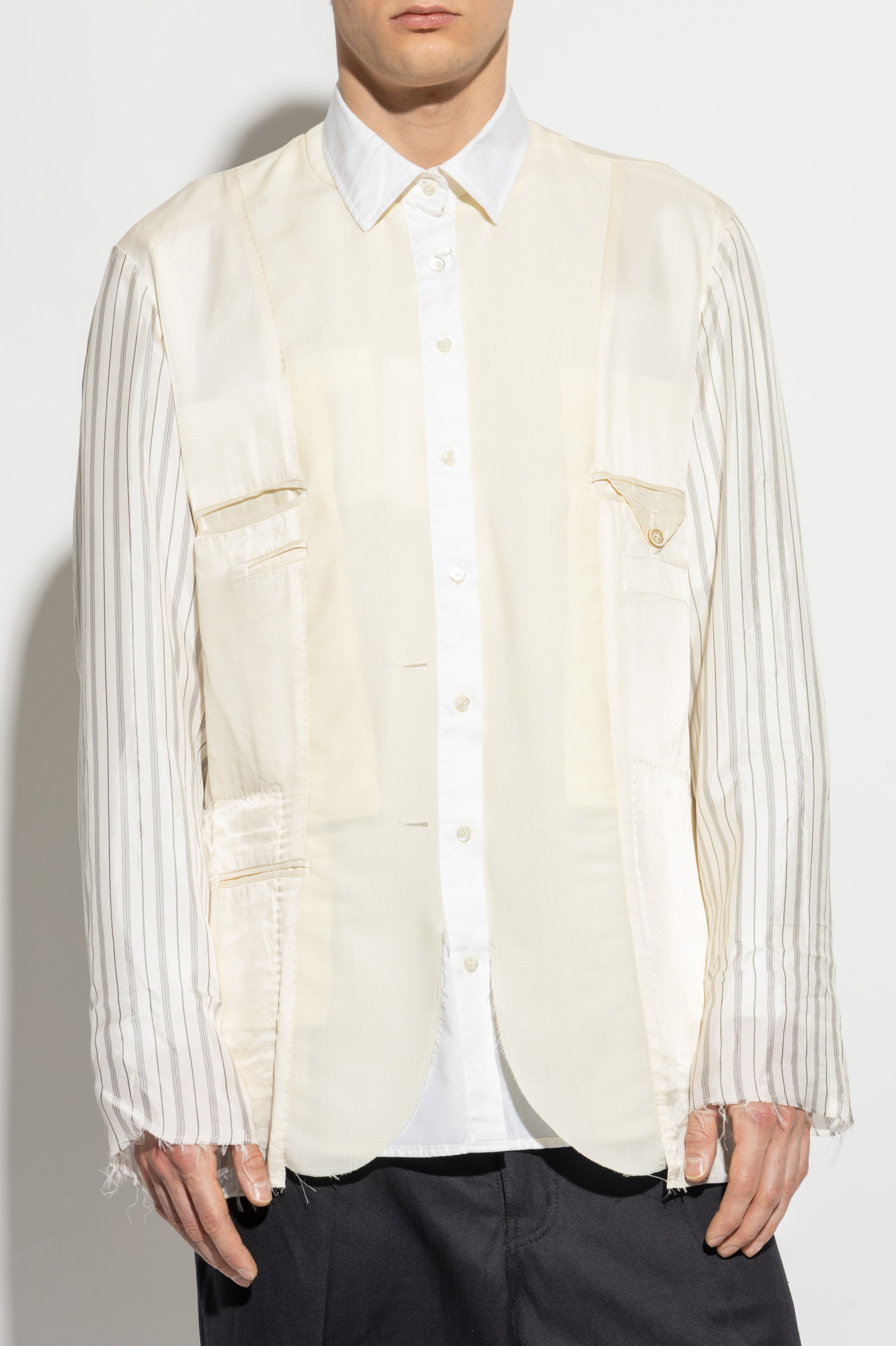 Maison Margiela Shirt made of combined materials | Men's
